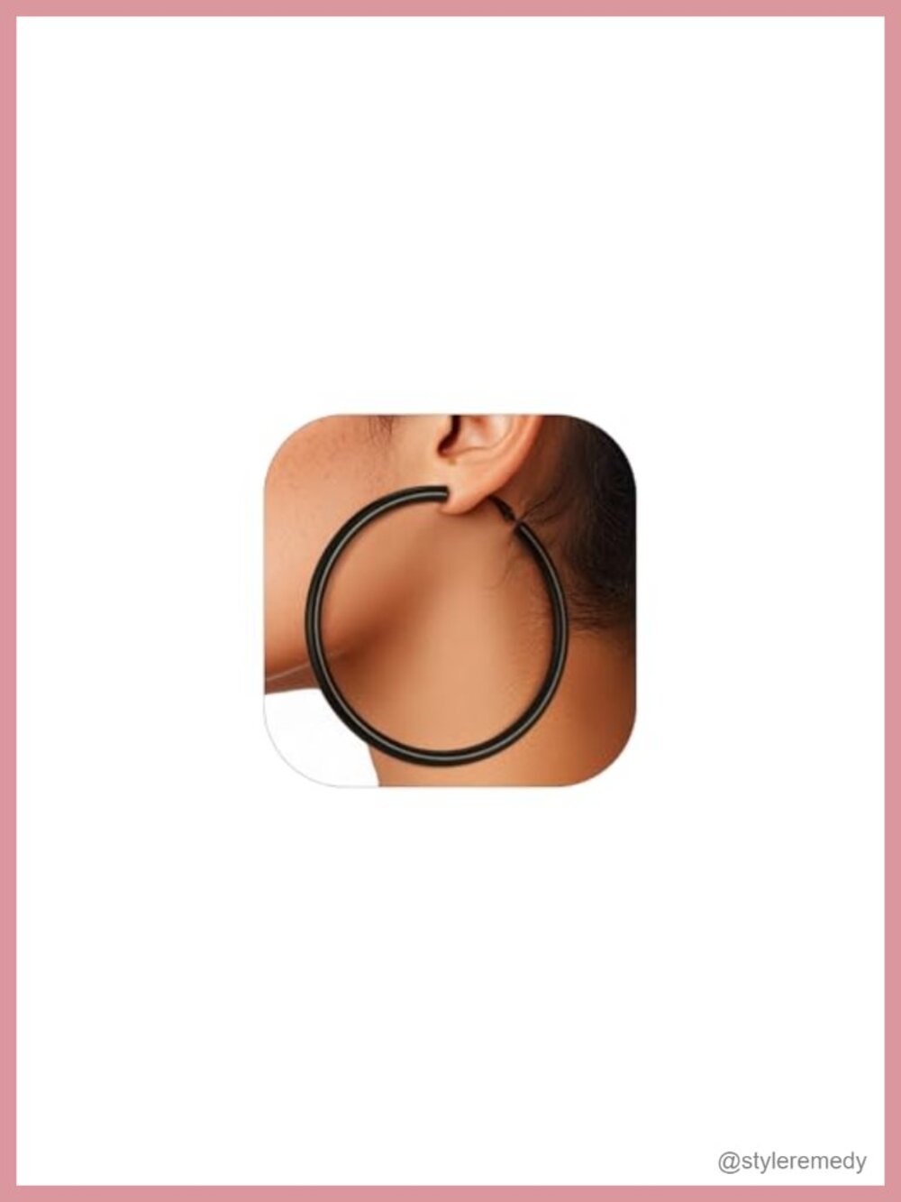Chunky Hoop Earrings 14K Gold Plated Stainless Steel Hypoallergenic